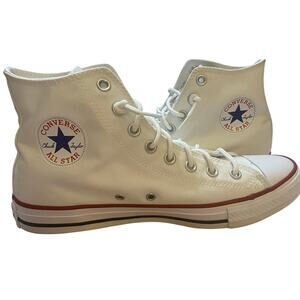 NEW WHITE Converse All Star Chuck Taylor Canvas High Top Women 10 Men 9 Sneakers